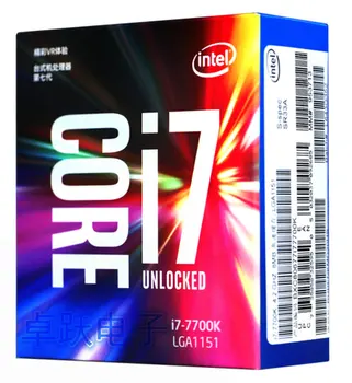Intel PC Core 7 series Procesor I7 7700K I7-7700K Boxed procesor CPU LGA 1151-zemljišča FC-LGA 14 nanometers Quad-Or brezplačna dostava