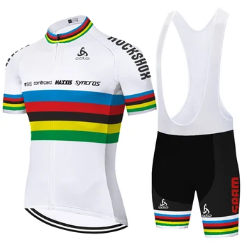 Ekipa Scottes-Rc abbigliamento ciclismo estivo 2020 20 D gel kolesarske kratke hlače za kolesarjenje MTB kolesarski dres kratek rokav bicicletta uomo