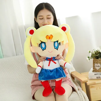 Japonski Anime Sailor Moon Plišastih Igrač Mehko Polnjene Risanka Moon Princess Lutka Baby Deklet Božično Darilo Za Rojstni Dan