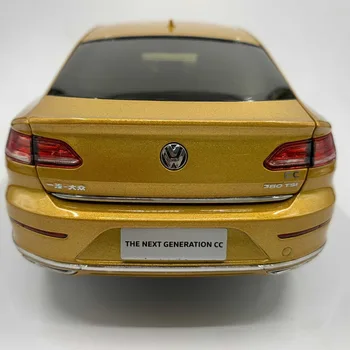 1:18 Diecast Model za Volkswagen VW Vse Nove KP Arteon 2018 Zlato Zlitine Igrača Avto Miniaturni Zbirka Darila Passat Magotan