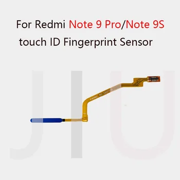 Za Redmi Opomba 9 Pro Redmi Opomba 9S dotik ID Prstnih Senzor optični bralnik Vrnitev Domov Tipka Meni Tipka Flex Kabel