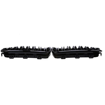 POSSBAY Sprednji Odbijač Center Žari Gloss Black Dvojno Letvice Maska za BMW-1-Series F20 116i/118d/114d 5-vratni-2017 Facelift