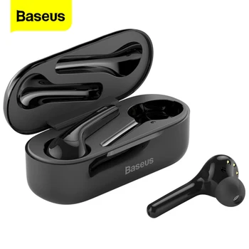 Baseus W07 TWS Bluetooth Slušalke Stereo Res Brezžične Slušalke Športne Zmanjšanje Hrupa Slušalke Bluetooth za Prostoročno uporabo Za Xiaomi