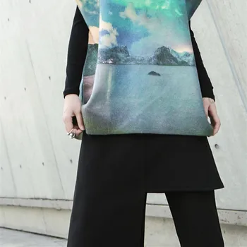 ženske hlače 2020 jeseni, pozimi debele Ulica Slog Trdna Sredi Nezakonitih moda Gleženj-Dolžina Hlače Euro-Amerika slog