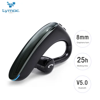 LYMOC Bluetooth Slušalke Graphene 5.0 Brezžične Slušalke Nosice Preklic MIKROFON za Prostoročno uporabo Poslovnih Gonilnik za iPhone Xiaomi