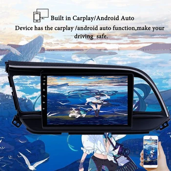 Auto 6+128GB Android 10.0 Avto GPS Multimedia Player Za Hyundai ELANTRA 2018 2019 2020 Radio Stereo GPS Navigacijski Sistem