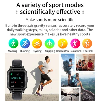 COLMI Zemljišč 2S Moških Pametno Gledati IP67 Nepremočljiva Fitnes Tracker Srčnega utripa Smartwatch Za Android iOS Telefon