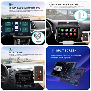 EKIY Android 9.0 Avtomobilski Stereo Radio za HONDA FIT JAZZ-2020 Multimedijski Predvajalnik Videa, GPS Navigacijo DVD CSD Wifi 4G Vodja Enote