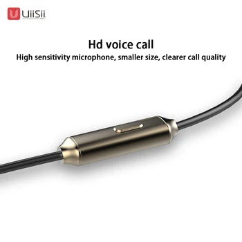 UiiSii Novo Žične Slušalke HM13 V Uho Dinamične Slušalke z Mikrofonom 3,5 mm vtič Za Android iOS iPhone/Telefon Samsung Go pro MP3