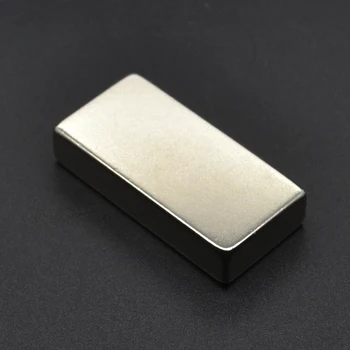 N50 50x25x10 mm Super Močan Stanja Magnetom iz Redkih Zemelj Debeline 10 mm Pravokotni Blok Neodymium Magneti 50 mm x 25 mm x 10 mm