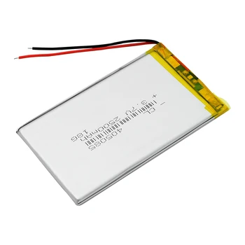 1/2/4x 3,7 V volt 405085 polnilna li ionska litij-lipolymer 2500mah MP4 MP5 GPS moč banka E-knjige tablet zamenjavo baterije