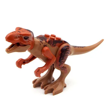 8pcs /Veliko Stavbe Jurassic Bloki Svetu Dinozaver Številke Opeke Dino Igrače Za Otroke Dinosaurios