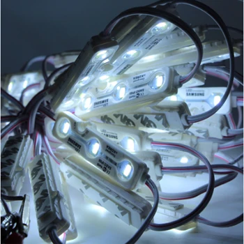 Označite IP68 Samsung SMD 5730 5630 led modul Svetlobe Oglaševanje lučka 1.5 W 3Leds Prijavite Osvetlitev Nepremočljiva 12V bela SAMSUNG