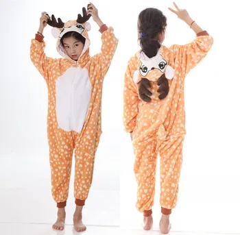 Odraslih Onesie Otrok Kigurumi Žirafa Pižamo Pižame Jumpsuit Cosplay Kostum Cartoon Živali Sleepwears Načrta Za Wc