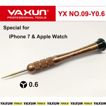 YAXUN Y0.6 Tri krilo Izvijač Pro Tech Izvijač Posebno za iPhone 7 Plus Apple ura Popravila, Visoko Kakovostnih Ročno Orodje