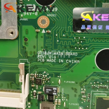 Akemy G750JX mainboard I7-4700HQ CPU Za ASUS G750JX G750J prenosni računalnik z matično ploščo Testirani Podporo GTX770M /3GB grafične kartice