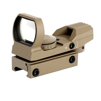 Taktično 11/20 mm Rdeča, Zelena Pika Holografski Reflex Sight Optični Riflescope za Airsoft Zračno Puško, Puško Opremo Lov Caza