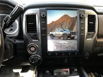 Android 2 Din avtoradio GPS Navigacija Za Nissan Titan 2016-2019 Navpično Zaslon Car Audio Stereo Sprejemnik Multimedijski Predvajalnik