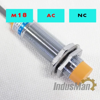 (5PCS) LJC18A3-B-J/DZ M18 Dve Žice AC NC 1-10 mm merjenje razdalje kapacitivni bližine stikalo