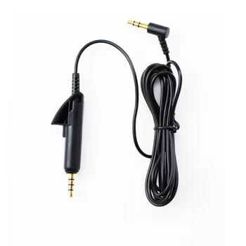 Visoka Kakovost Zamenjava 3.5 mm AUX Avdio Kabel Kabel za Bose QC15, QC2 Slušalke z Nadgrajeno Inline Mikrofon Daljinski upravljalnik