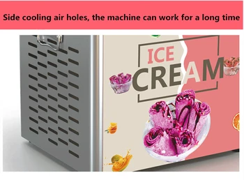 Ocvrte ledomat Komercialne mini majhen smoothie pralni Ocvrte jogurt, sladoled in sadne cvrtje stroj