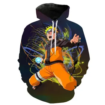 2020 Nov Svež Anime Naruto Hoodies Moški Ženske Otroci puloverji 3D Hooded zgornji del Trenirke Naruto Natisnjeni Puloverju Fant/Dekle Plašč