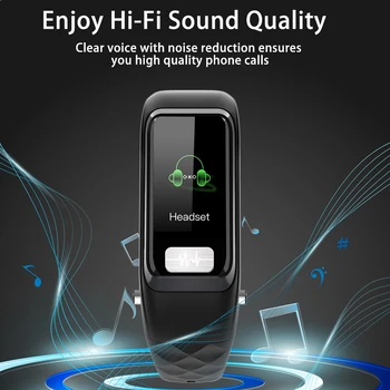 Jelly Glavnik EKG +PPG Pametno Gledati Bluetooth 5.0 Brezžične Slušalke Krvnega Tlaka, Srčnega utripa Smartwatch za iPhone Huawei