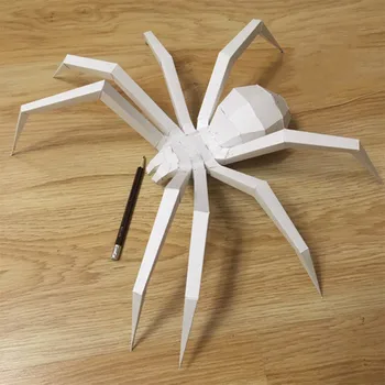 40 cm Pajek 3D Aktivna Papir Model DIY Priročnik Ustvarjalni Dom Dekor Stenski Dekor Ročno Izdelani Lepa Žival Papir Obrti Darilo Odraslih Igrače