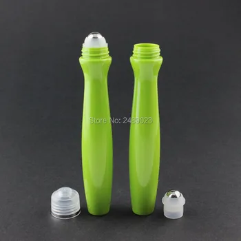 15ml Zelena/Oranžna Roll Na Stekleničke Parfuma Mini Losjon Posodo Kozmetični Tekoči Posoda Testni Vzorec Steklenice 10pcs/veliko