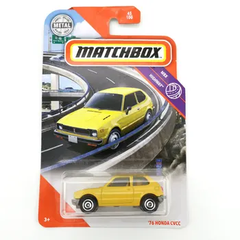 2020 Matchbox Avto 1:64 Športni avto 76 HONDA CVCC Kovinski Material Telesa Dirkalni Avto Zbirka Zlitine Avto Darilo