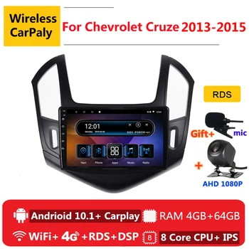 2 din 8 core android 10 avtoradio avto steretip za Chevrolet Cruze 2013 navigacija GPS DVD Multimedijski Predvajalnik carplay