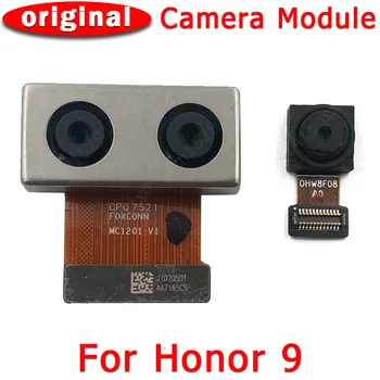 Original Sprednji in Zadnji del Kamere Nazaj Za Huawei Honor 9 Glavni Sooča Modula Kamere Flex Kabel Nadomestni Rezervni Deli