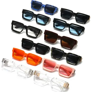 2020 Nov Kvadratni Velik Okvir sončna Očala Ženske blagovne Znamke, Modela Očal Plastična Očala Okvir Jasno Objektiv UV400 Odtenek Moda Vožnje
