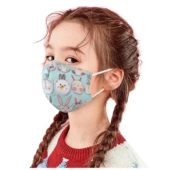 Otroke, Risanka Tiskanje Masko mogoče oprati In Ponovno uporabiti Usta Masko Dustproof Windproof PM2.5 Masko Z Masko Tesnilo Filtra