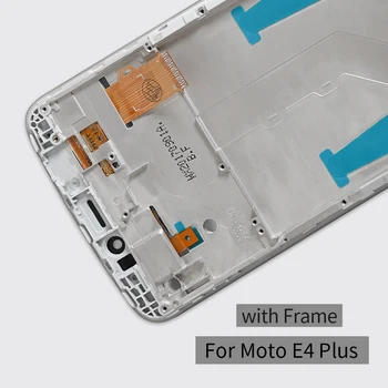 Original Za Motorola Moto E4 Plus XT1771 LCD-Zaslon na Dotik z Okvirjem Računalnike E4 Plus LCD Zaslon XT1770 XT1773 XT1772