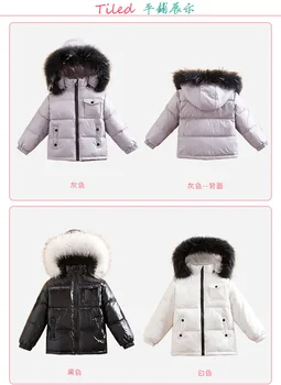 Nova zimska jakna parka za fante, plašči ,90% navzdol dekleta jakne otroška oblačila sneg obrabe, otroci vrhnja oblačila malčka fant obleke