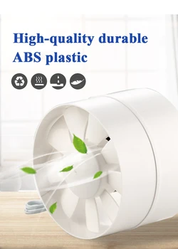4 palčni mini fan inline vod ventilatorja stropne prezračevalne cevi izpušni ventilator napo za kopalnico ventilator 100mm 220V