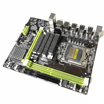 X58 LGA 1366 motherboard DDR3 PC3 Mainboard podporo REG ECC pomnilnik strežnika xeon procesor CPU MSATA V1.6 Mainboard X5660 5670cpu