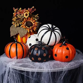 Halloween Buče Ponaredek Rastlinskih Simulacije Halloween Umetno Bučna DIY Obrti Doma Rojstni dan Poroka Dekoracija