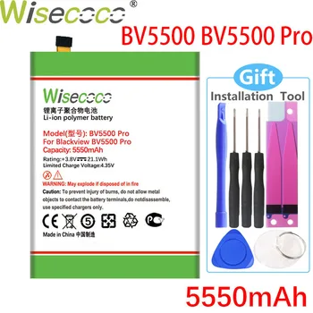 Wisecoco BV5500 5550mAh Baterija Za Blackview BV5500 BV 5500 Pro Telefon Visoke kakovosti +Številko za Sledenje