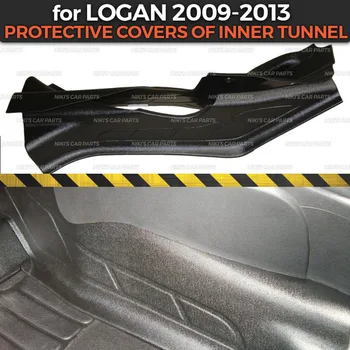 Zaščitne prevleke za Renault Logan 2009-2013 notranje predor ABS plastike trim pribor guard zaščito preprogo avto