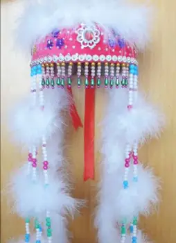 MS mongolsko pokrivala pravi hair dance / Klobuk pokrivala mongolsko dekle klobuk mongolsko fille chapeau mongolische madchen koča