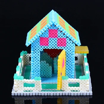 Perler Igrača za Vgradnjo 5 mm/2,6 mm Hama kroglicami 3D Puzzle DIY Igrača za Otroke Ustvarjalno Ročno Obrt Igrača Darilo 72 barve 39000pcs