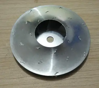 Sesalnik motornih aluminija krilnega fan rezilo 87mm 8 mm srednja luknja