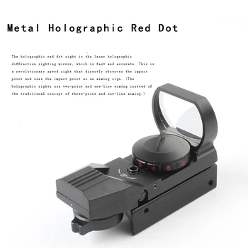 Vroče 15-22 mm Železniškega Riflescope Lovska Optika Holografski Red Dot Sight Reflex 4 Reticle Taktično Področje Collimator Očeh