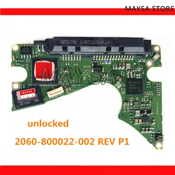 HDD PCB logiko plošči tiskanega vezja 2060-800022-000 REV P2 za WD 2.5 SATA trdi disk popravilo obnovitev podatkov