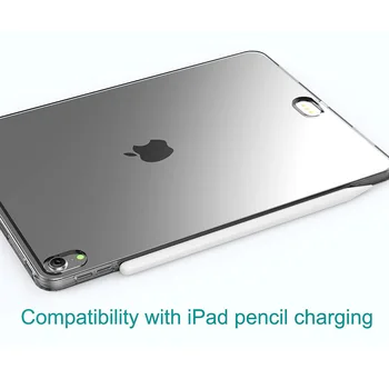 Primeru Funda Coque Za iPad Pro Za 12,9 2018 Pregleden Slim Cover Za Apple iPad Pro 11 inch 2018 Capa TPU mehko Primeru zajema + steklo