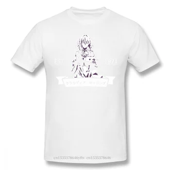 Nov Poletni Poštnih Družba T-Majica Bombaž Violet Evergarden Gilbert Bougainvillea Claudia Hodgins Anime Ofertas TShirt Moški