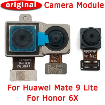 Original Spredaj Zadaj Kamero Nazaj Za Huawei Honor 6X Mate 9 Lite Mate9 9Lite Glavni Sooča Modula Kamere Flex Nadomestni Deli