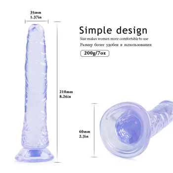 G Spot Bullet Vibrator Velik Penis Jelly Vibrator Strap on Dildo Masturbator Erotično Spogleduje Sex Igrače za Ženske, Seks Odraslih Izdelki